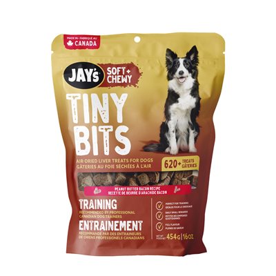 Jay's Soft & Chewy Tiny Bits Training Treats Peanut Butter Bacon 454g