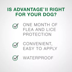 Advantage II Extra Large Dog Once-A-Month Topical Flea Treatment - Over 25 kg