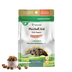 Naturvet Scoopables Hairball Aid Daily Support + Pumpkin for Cats