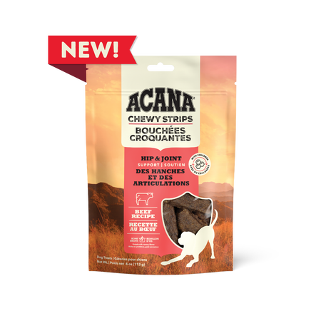 Acana Chewy Strips, Beef Recipe 113g