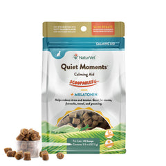 Naturvet Scoopables Quiet Moments Calming Aid + Melatonin Supplement for Cats 45 Scoops