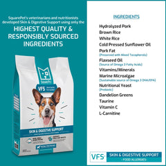 Square Pet VFS Canine Skin & Digestive Support