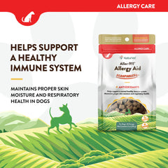 NaturVet Scoopables Aller-911 Allergy Aid Supplement for Dogs (45 scoops)