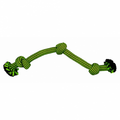 Jolly Pet Knot -n-Chew 4-Knot Green & Black M