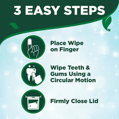 Vet's Best Dental Care Finger Wipes 50ct