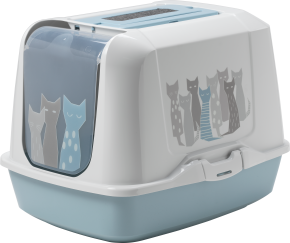 Moderna Trendy Maasai Cat Hooded Jumbo Litter Pan