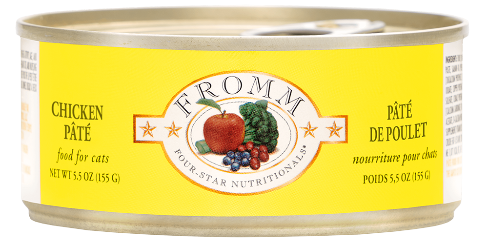 Fromm Feline Four Star Chicken Pate Wet Cat Food 5.5oz