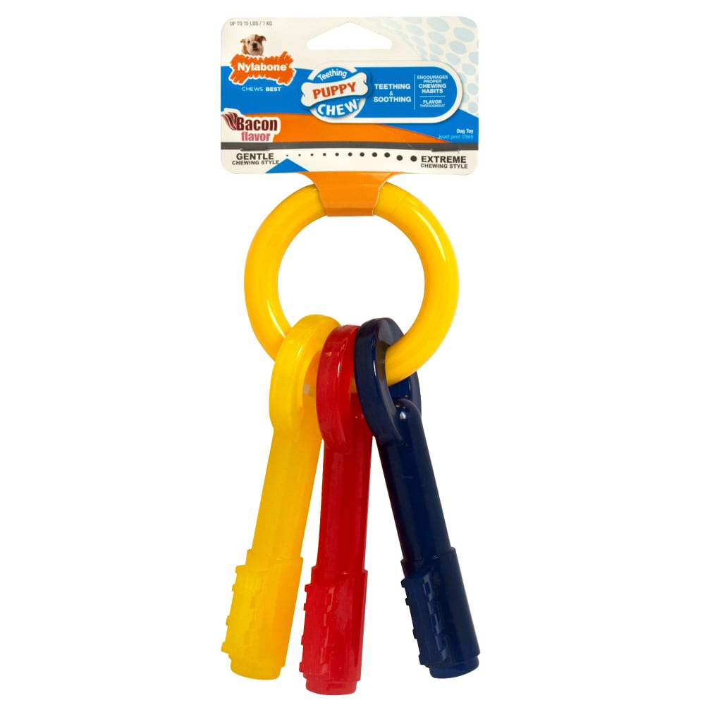 Nylabone Just for Puppies Teething Chew Toy Keys