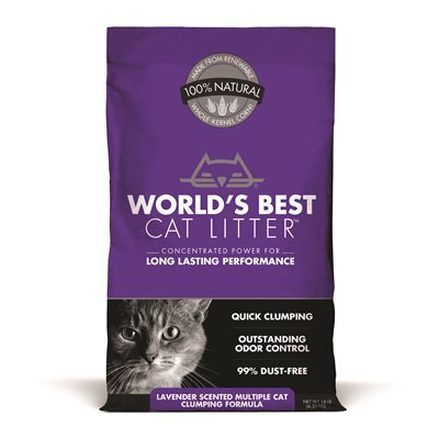World's Best Cat Litter Lavender Scented Multi-Cat Litter