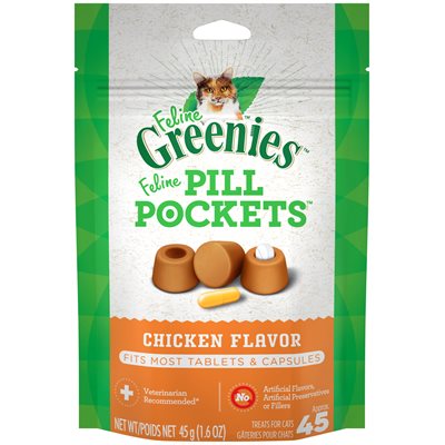Greenies Cat Pill Pockets Chicken 1.6oz