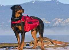 CE Ultimate Trail Dog Backpack L Red 35"- 44" 80lbs. plus