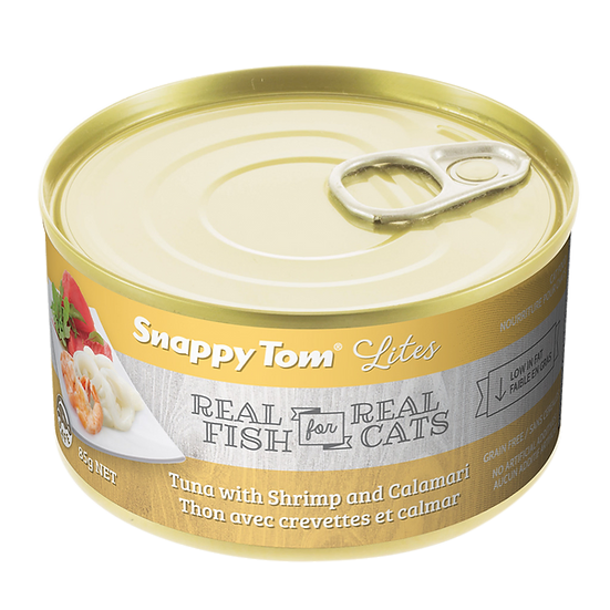 Snappy Tom Lites Tuna with Shrimp and Calamari
