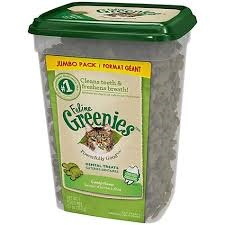 Feline Greenies Dental Treats Catnip Flavor