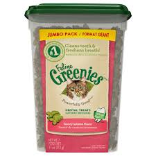 Feline Greenies Dental Treats Savory Salmon Flavor