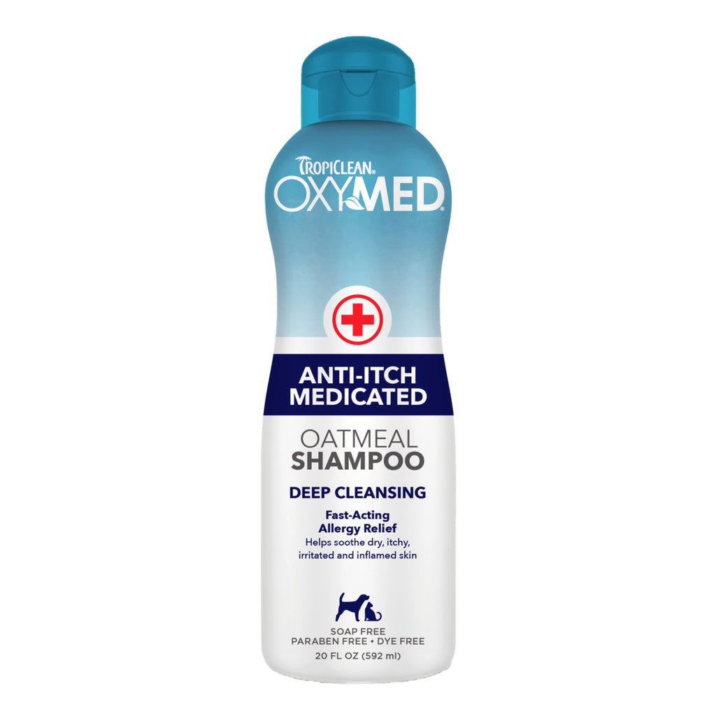 Tropiclean Oxmed Anti-itch Medicated Oatmeal Shampoo for Pets 20oz