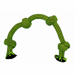 Jolly Pet Knot -n-Chew 4-Knot Green & Black M