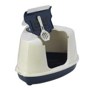 Moderna Flip Cat Corner Hooded Litter Pan