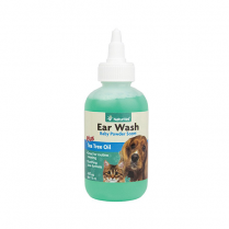 NaturVet Ear Wash with Tea Tree Oil 118ml