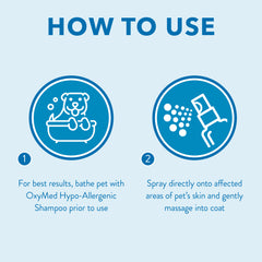 Tropiclean Oxymed Hypo Allergenic Soothing Spray for Pets 8oz