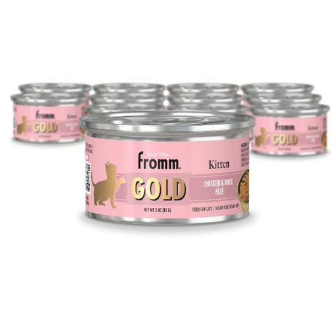 Fromm Gold Kitten Chicken & Duck Pâté Wet Cat Food 3oz