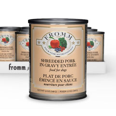 Four-Star Shredded Pork in Gravy Entrée Wet Dog Food 13oz