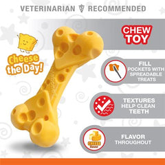 Nylabone Power Chew Cheese Bone Medium / Wolf