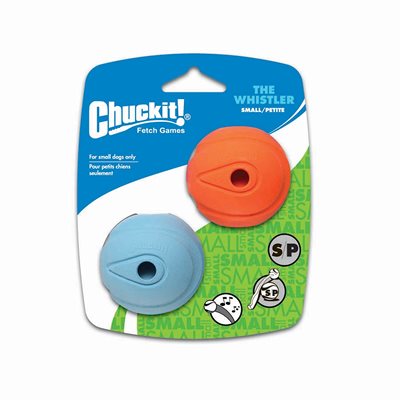 Chuckit! Launcher Compatible Whistler Ball 2-Pack Small
