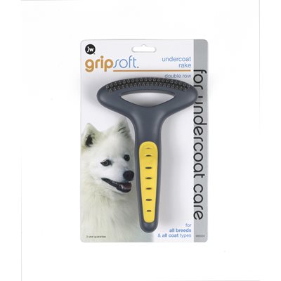 JW Pet Double Row Undercoat Rake