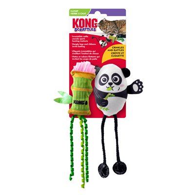 Kong for Cats Scrattles Panda 2-Pack