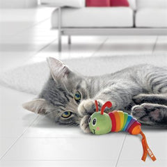 Kong for Cats Bat-A-Bout Clackz Caterpillar