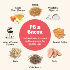 Northern Softies PB & Bacon 170g