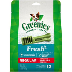 Greenies Canine Fresh Mint Treat Pack 12oz