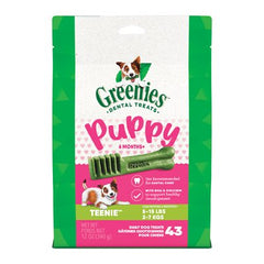 Greenies Puppy Teenie Dental Treats 43 Count 12oz