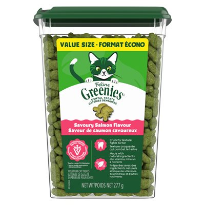 Feline Greenies Dental Treats Savory Salmon Flavor
