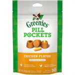 Greenies Dog Pill Pockets Chicken 7.9oz Capsule