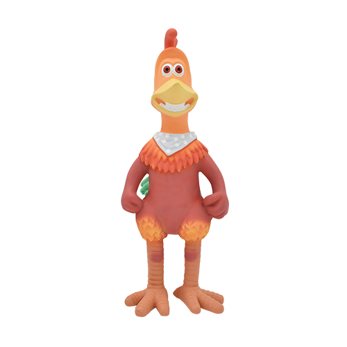 Multipet Chicken Run® Rocky Latex Dog Toy