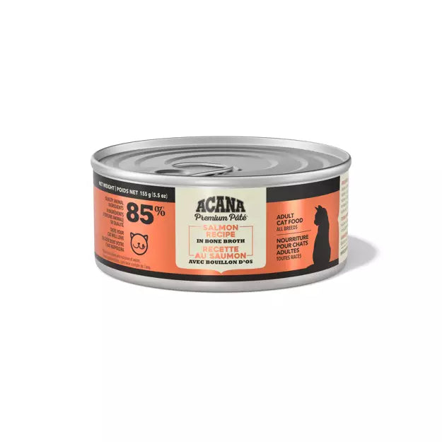 Acana Cat Wet Food Salmon Recipe in Bone Broth 155g