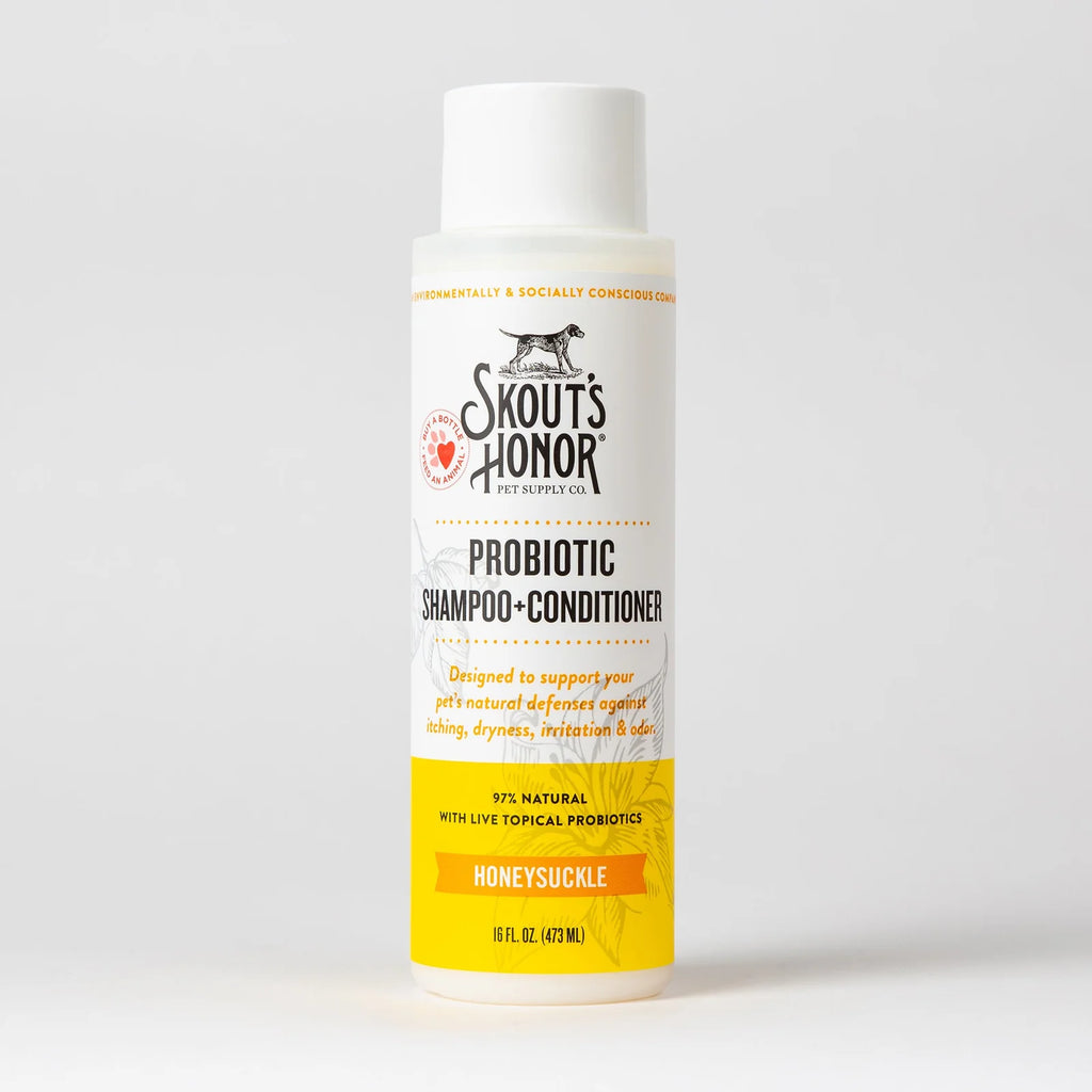 Skout's Honor Probiotic  Shampoo & Conditioner - Honeysuckle 16oz