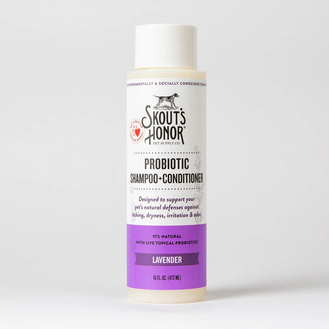 Skout's Honor Probiotic Shampoo & Conditioner - Lavender 16oz