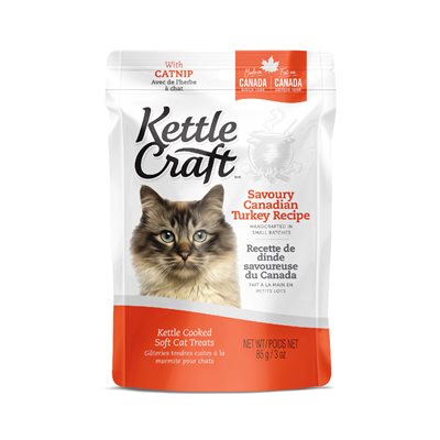 Kettle Craft Savoury Canadian Turkey Cat Treats 85g