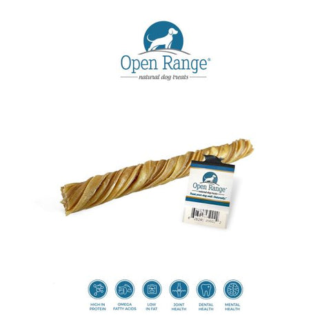 Open Range Beef Tripe Twist Dog 5in