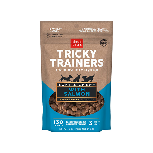 Cloud Star Tricky Trainers Soft & Chewy Salmon Dog Treat 5oz