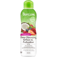 Tropiclean Berry & Coconut Deep Cleansing Pet Shampoo, Naturally Derived Ingredients 20oz