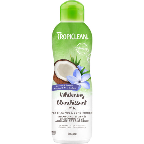 Tropiclean Awapuhi & Coconut Whitening Shampoo, Naturally Derived Ingredients 20oz