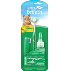 Tropiclean Fresh Breath Oral Care Kit for Cats 2oz
