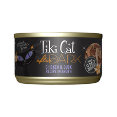 Tiki Cat After Dark Chicken & Duck Recipe in Broth Wet Cat Food  2.8 oz