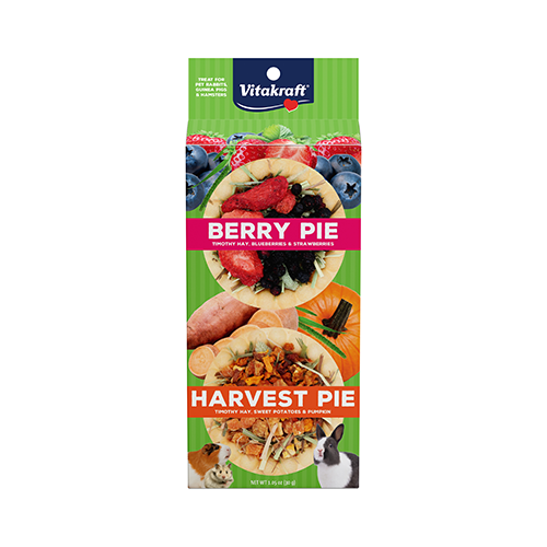 Vitakraft Berry & Harvest Pies Small Animal Treat 4oz