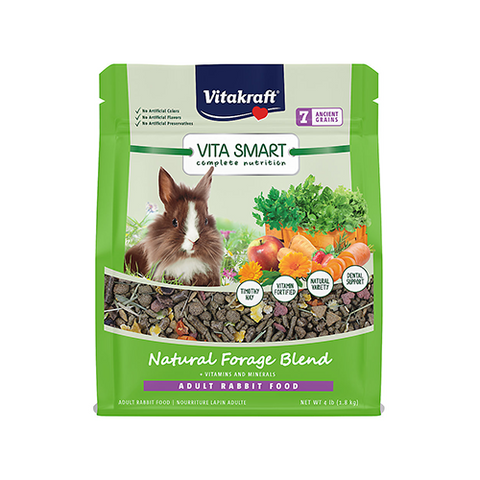 Vitakraft Vitasmart Complete Nutrition Adult Rabbit Food 4lb