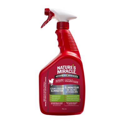 Nature's Miracle Advanced 3 in 1 Stain Odor Destroyer Spray 32oz