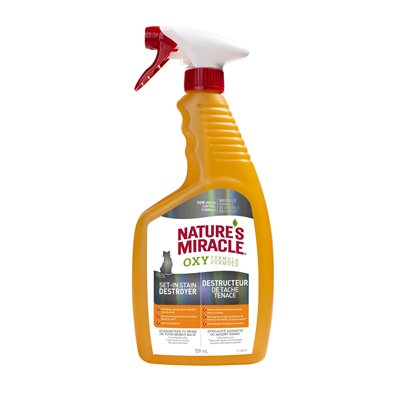 Nature's Miracle Just for Cats Orange Oxy Stain & Odor Remover Spray 24oz